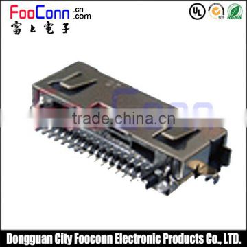 PCMCIA 15pin female connector with 5mm board mount