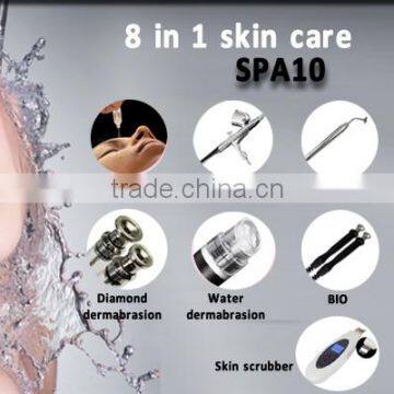 Acne Removal BEST! 3 In 1 Oxygen Jet Dermabrasion Machine With Diamond Tips For Facial Spa(CE) Anti Aging Machine