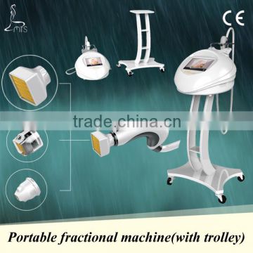 High quality fractional rf machine for skin lift wrinkle removal, 8-inch LCD touch screen, luxurious, superior trolley