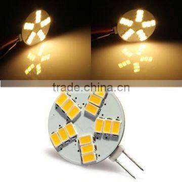 G4 4W 15 LED 5630 SMD Warm White Home Spot Reading Light Bulb Lamp AC/DC 12V