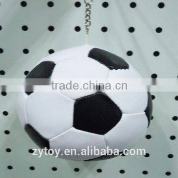 Promotional stuffed plush football keychain