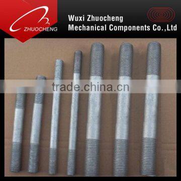 hot dip galvanizing B7 double head thread rod