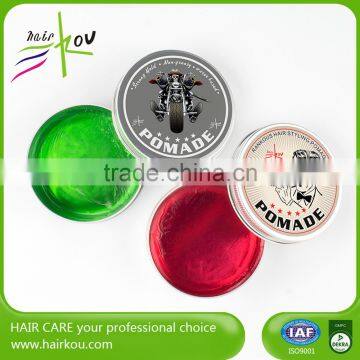 New strong hold hair pomade water based halal hair styling pomade wax for men