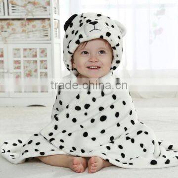 Leopard bathrobe for kids printed