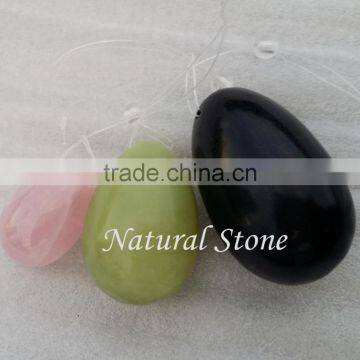 Natural Drilled Jade Eggs yoni eggs for Kegel Exercise Weights