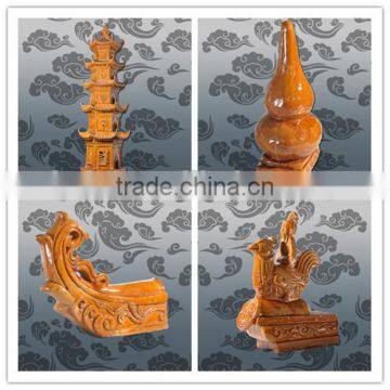 Chinese style garden glazed pagoda roof tile