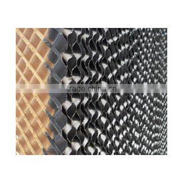 Single side black evaporative cooling pad