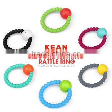 Wholesale Organic Baby Toys Sensory Baby Soothers Silver Baby Rattle photo-4