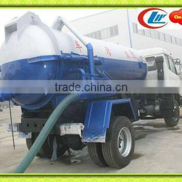 8000L Vacuum Truck for sale,suction -type sewer scavenger