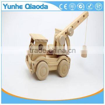 Puzzles Big Crane Car 3D Woodcraft Kit Assemble Paint DIY Toys for Kids Adults the Best Birthday Gift photo-4