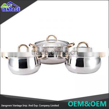 Good Quality Stainless Steel 8pcs Cookware Sets Kitchen With Glass Lid photo-4