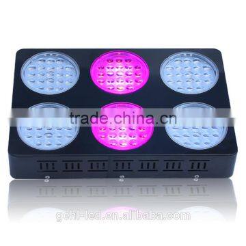 High Performance Modular Led Grow Lights 126x3w Triband Spectrum