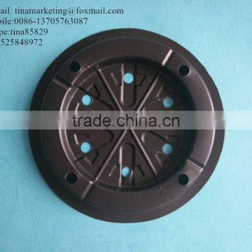 7 Inch Round Black PS Material Plastic Plant Pot Saucer, Flower Pot Base Tray photo-3