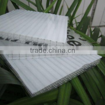 opal polycarbonate hollow sheet with 100% virgin raw materials