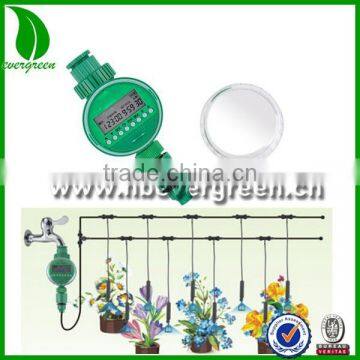 Hot sale irrigation drip system garden connector gear LED water timer