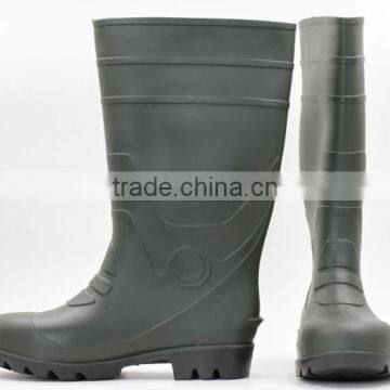 2017 HOT SALES Pvc Steel Capped Safety Boots photo-3