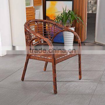 Flash Furniture Round Glass Rattan Table and 4 Rattan Stack Chairs photo-2