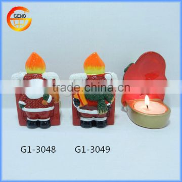 2017 Xmas candle holder for home decoration