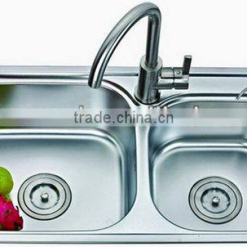 7540 Stainless Steel Double Bowl Kitchen Sink