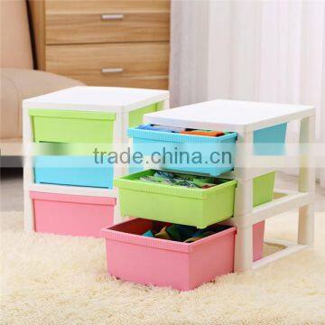 Plastic 3-Layer Underwear Socks Storage Drawer Cabinet photo-4