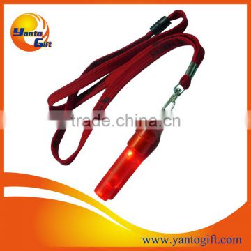 LED whistle lanyard