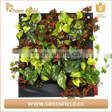 Wholesale Living Wall Felt Planter Bag Garden Green Wall 4 Pockets Hanging Vertical Wall Garden Planter photo-4