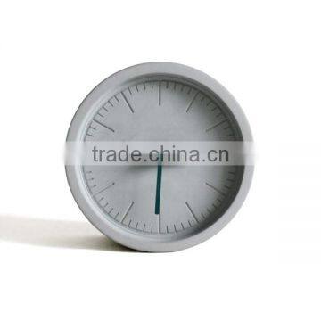 Mini Plain concrete table decoration bare concrete desktop clock