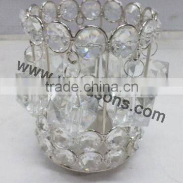 Crystal Votive Candle Holders,crystal Beaded Votive Candle Holders photo-4