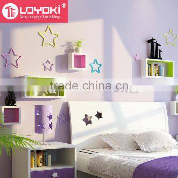 2016 New Arrival MDF Wood Star Shape Kids Room Wall Sticker 3D Home Decoration photo-5