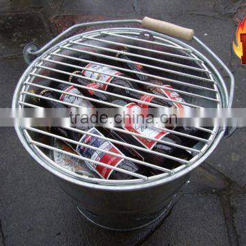 Manufacturing Galvanized Steel Bucket Grill Portable BBQ