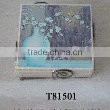 Ceramic square coaster