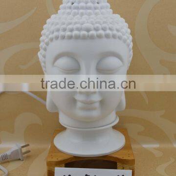 hand made white ceramic electric oil burner lamp with fragrance function