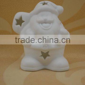 High White Effect Ceramic Christmas Decoration With LED Light New Item photo-6