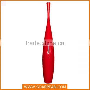Fashion Customized Fiberglass Fish Shape Flower Vase photo-2