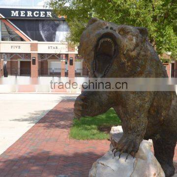 2015 Hot Sale Garden Decor Outdoor Bronze Bear Sculptures photo-3