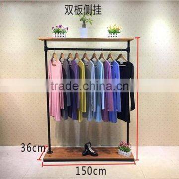 Fashion Metal Floorstanding Multilayer Clothing Rack photo-3