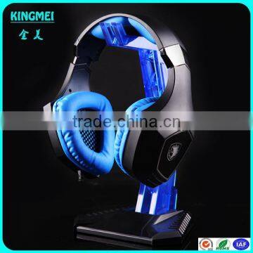 Cheap Acrylic Material Headset Headphone Display Stand photo-3