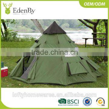 China 2017 Hot Selling Big Camping Bell Rock Indian Teepee Camping Tent