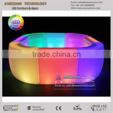 Led Illuminated Mobile Acrylic Bar Counter (BC170) photo-2