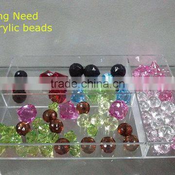 Plastic Artificial Acrylic Crystal Diamond Bead Lucite Bead Gemstone Bead photo-3