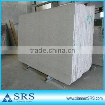 Honed beige limestone moca stone slab