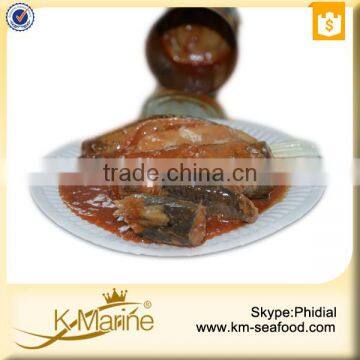 New Processing Easy Open End Canned Mackerel in Tomato Sauce photo-6
