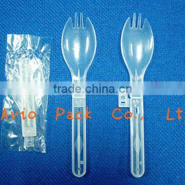 plastic foldable spork