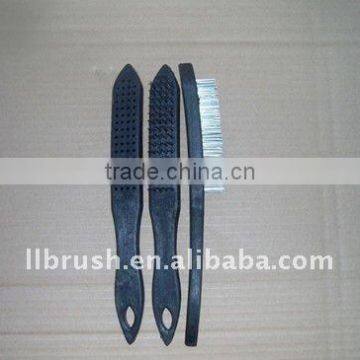 plastic handle steel wire brush