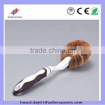 household best sell cleaning natural pot brush dish brush