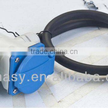 CE,S 3 way germany extension multi socket/exension cord IP44