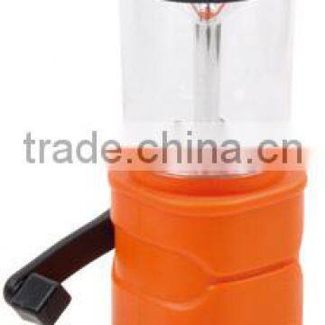 LED Solar dynamo Lantern with Hand Crank USB Li-ion battery camping lamp