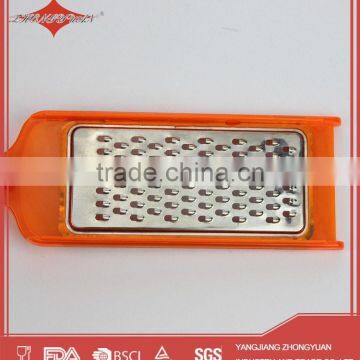 Orange Stainless Steel Kitchen Mircroplane Zester Grater photo-5