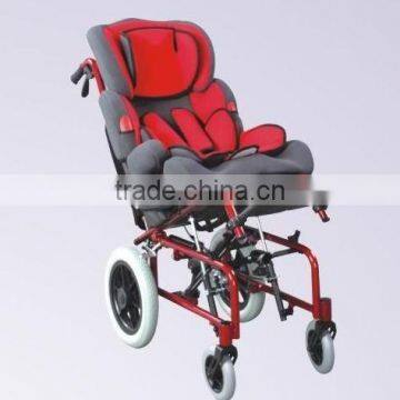 Aluminum chair frame high back reclining wheelchair for cerebral palsy children/ cp chair/electric power /folding/economic