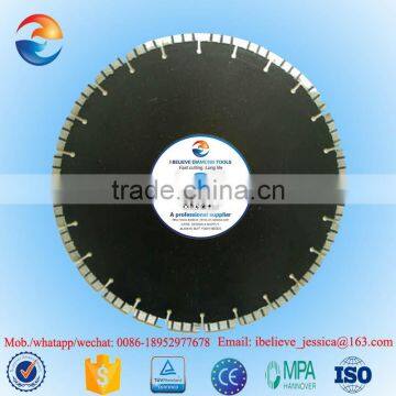 Concrete cutting blade for cutting abrasive concrete & green concrete